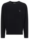 Maison Kitsuné Black Bold Fox Head Sweatshirt In Negro