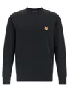 Maison Kitsuné Fox Head Patch Regular Sweatshirt In Black