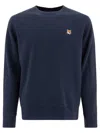Maison Kitsuné Logo Sweatshirt In Blue