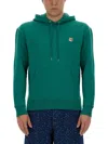 Maison Kitsuné Fox Head" Sweatshirt In Green