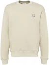 Maison Kitsuné 'bold Fox Head Crewneck Sweat In Green