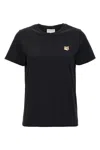 Maison Kitsuné Maison Kitsune 'fox Head' T-shirt In Black