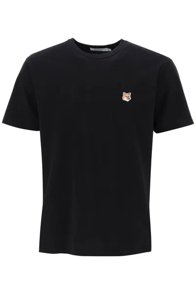 Maison Kitsuné Fox Head T-shirt In Black