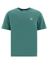 Maison Kitsuné Fox-motif Cotton T-shirt In Green