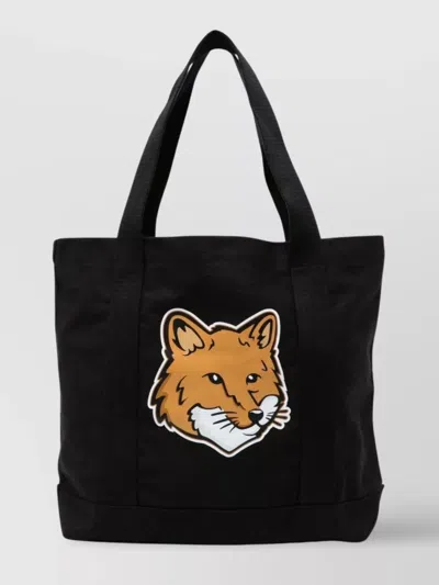 Maison Kitsuné Fox Head Tote Bag