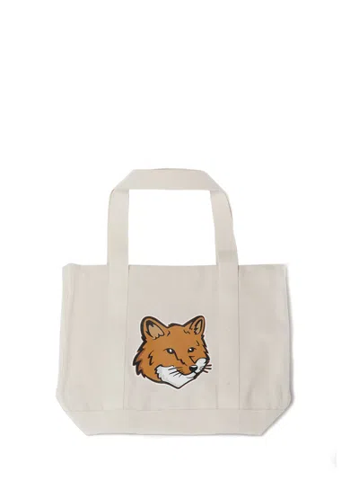 Maison Kitsuné Fox Head Tote Bag In P700