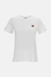 Maison Kitsuné Fox Head-patch T-shirt In White