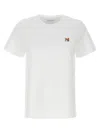 Maison Kitsuné Fox Head-patch T-shirt In White