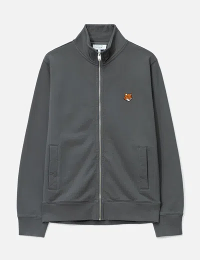 MAISON KITSUNÉ FOX HEAD ZIPPED REGULAR SWEATSHIRT
