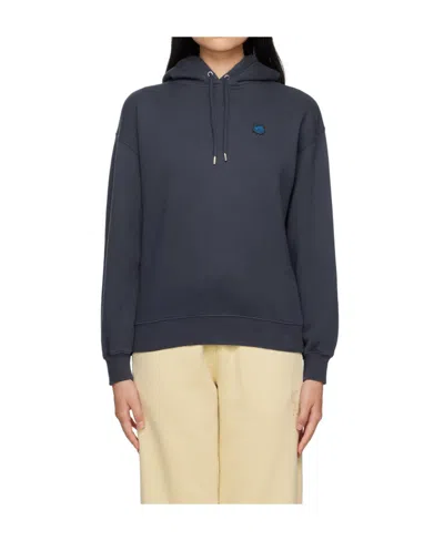 Maison Kitsuné Fox Hooded Hoodie In Black