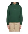 Maison Kitsuné Fox Hooded Hoodie In Green