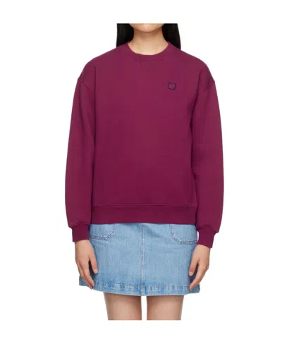 Maison Kitsuné Fox Hoodie In Red