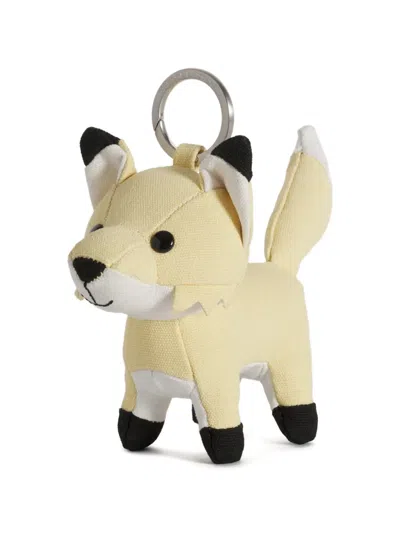 Maison Kitsuné Fox Keyring In Yellow
