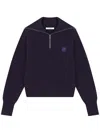 Maison Kitsuné Fox Knit In Blue