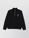 Maison Kitsuné Dressed Fox Cotton Sweatshirt In Black