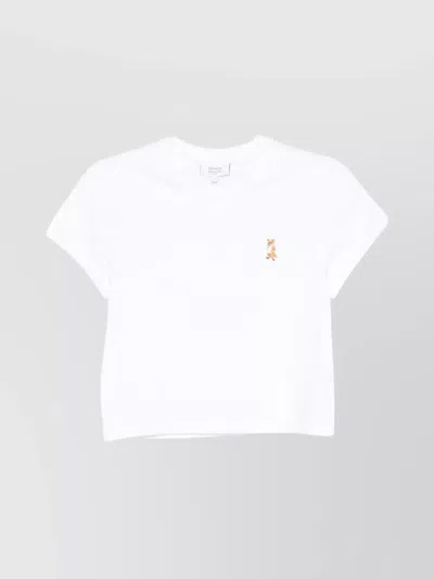 MAISON KITSUNÉ FOX LADY COTTON T-SHIRT