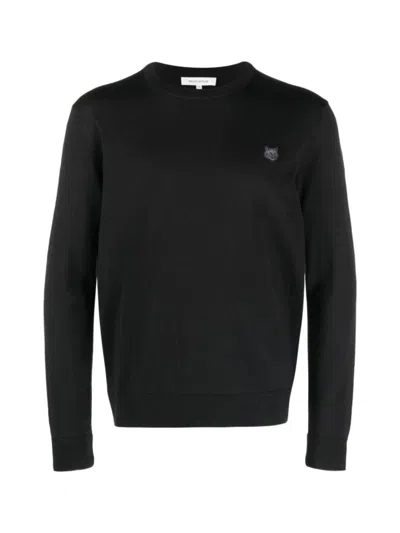 MAISON KITSUNÉ FOX LOGO PATCH SWEATER