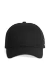 Maison Kitsuné Fox-motif Adjustable Cap In Black