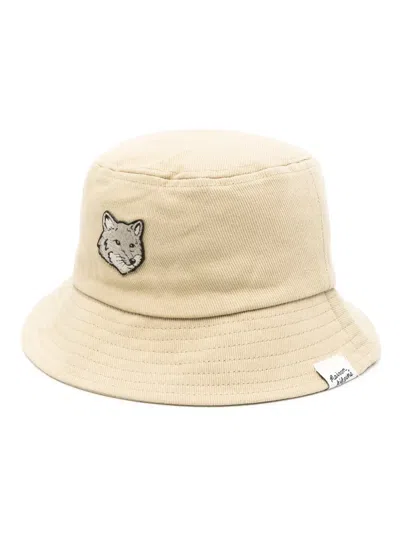 Maison Kitsuné Maison Kitsune Bold Fox Head Bucket Hat Green