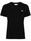 Maison Kitsuné T-shirt With Logo In Black