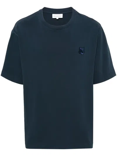 MAISON KITSUNÉ FOX-MOTIF COTTON T-SHIRT