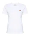 Maison Kitsuné T-shirt With Speedy Fox Application In White