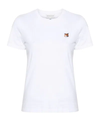 MAISON KITSUNÉ FOX-MOTIF COTTON T-SHIRT
