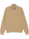 Maison Kitsuné Fox-motif Sweatshirt In Neutrals