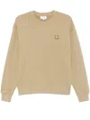 Maison Kitsuné Fox-motif Sweatshirt In Neutrals