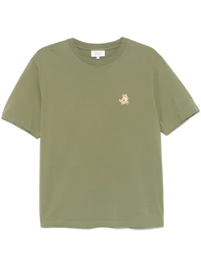 MAISON KITSUNÉ FOX-MOTIF T-SHIRT