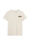 Maison Kitsuné Double Fox Head Regular T-shirt In Neutral