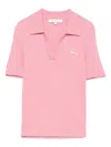 Maison Kitsuné Fox-motif T-shirt In Pink