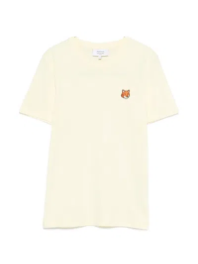 Maison Kitsuné Fox-motif T-shirt In Pink