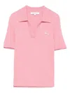 Maison Kitsuné Fox-motif T-shirt In Pink & Purple