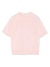 Maison Kitsuné Fox Patch Crew Neck Cardigan In Multicolor