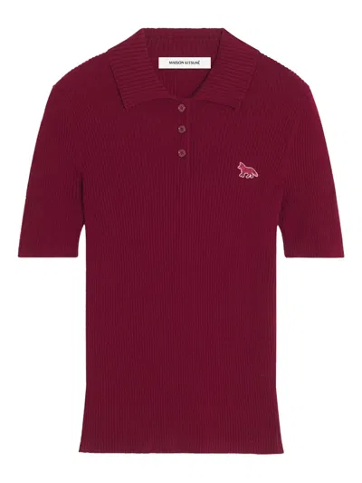 Maison Kitsuné Fox-motif Top In Red