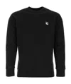 Maison Kitsuné Maison Kitsune 'bold Fox Head' Sweater In Black