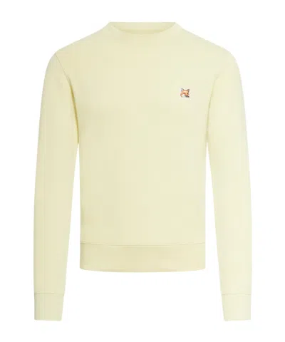 MAISON KITSUNÉ FOX-PATCH COTTON SWEATSHIRT