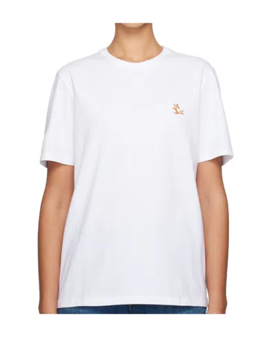 MAISON KITSUNÉ FOX-PATCH COTTON T-SHIRT
