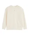 Maison Kitsuné Beige Baby Fox Patch Oversize Sweatshirt In White