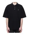 Maison Kitsuné Bold Fox Head Patch Oversize Polo In Black