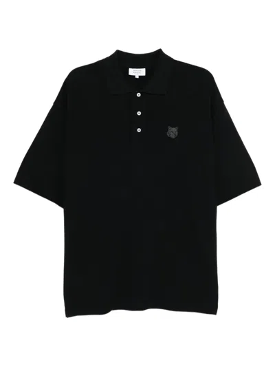 MAISON KITSUNÉ FOX HEAD POLO SHIRT