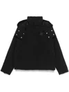 Maison Kitsuné Fox-patch Puffer Jacket In Black