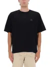 Maison Kitsuné Fox Patch T-shirt In Black