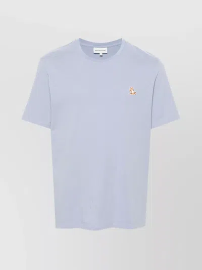 MAISON KITSUNÉ FOX PATCH TEE-SHIRT REGULIER COL ROND
