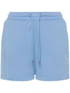 Maison Kitsuné Fox-patch Track Shorts In Blue