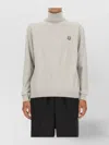 Maison Kitsuné Roll-neck Long-sleeve Wool Jumper