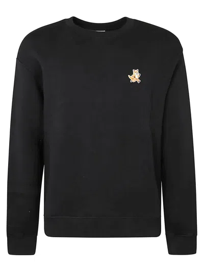 Maison Kitsuné Speedy Fox Logo Sweatshirt In Black