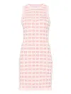 Maison Kitsuné Maison Kitsune` Fox Pattern Midi Dress In Multicolor