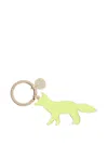 Maison Kitsuné Fox Pendant Keyring In Gold